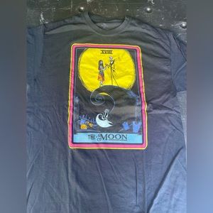 The Nightmare Before Christmas Shirt Adult Medium Black Tee Disney The Moon
